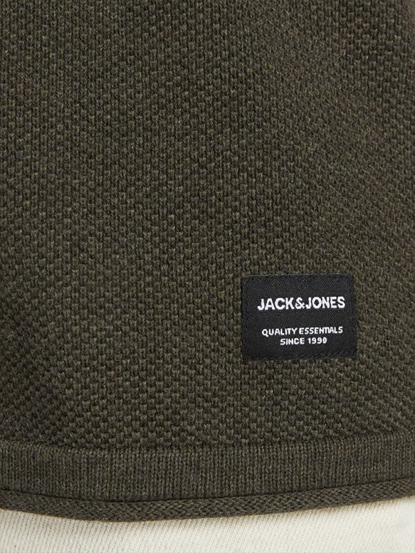 Πλεκτή Μπλούζα JACK & JONES 12157321 Olive