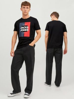 T-Shirt JACK & JONES 12235179 Μαύρο