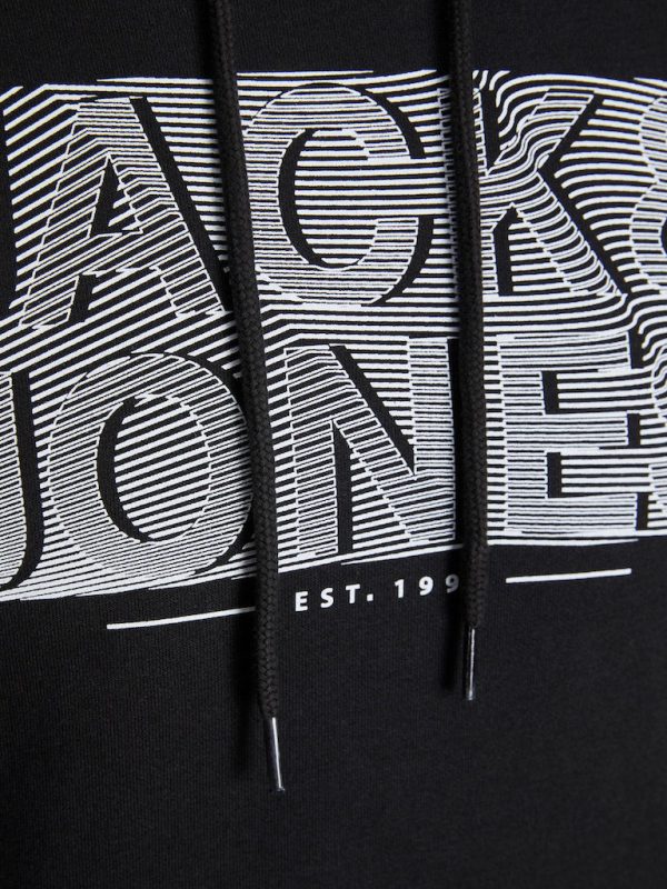 Φούτερ Hoodie JACK & JONES 12235329 Μαύρο