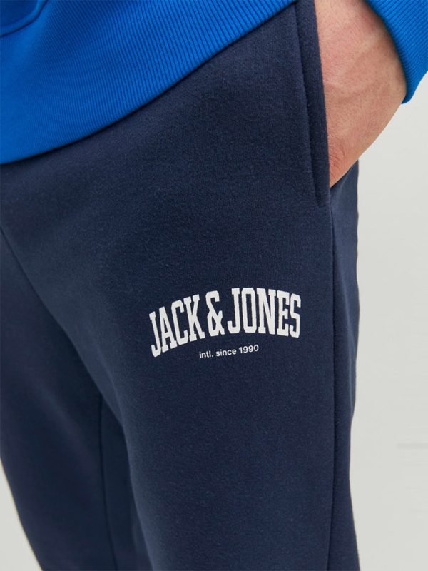 Παντελόνι Φόρμας με Λάστιχα JACK & JONES 12236479 Navy