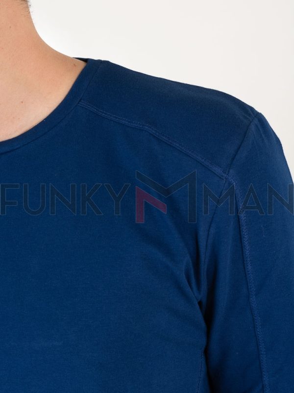 Κοντομάνικη Μπλούζα T-Shirt Paco 2331088 Μπλε