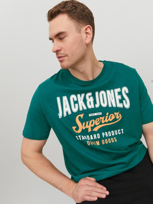T-Shirt σε Μεγάλα Μεγέθη JACK & JONES 12211759 Storm