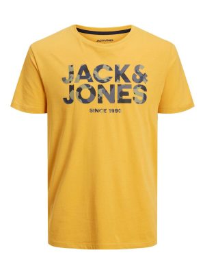 T-Shirt JACK & JONES 12235189 Honey Gold