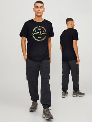 T-Shirt JACK & JONES 12235203 Μαύρο