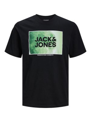 T-Shirt JACK & JONES 12243918 Μαύρο