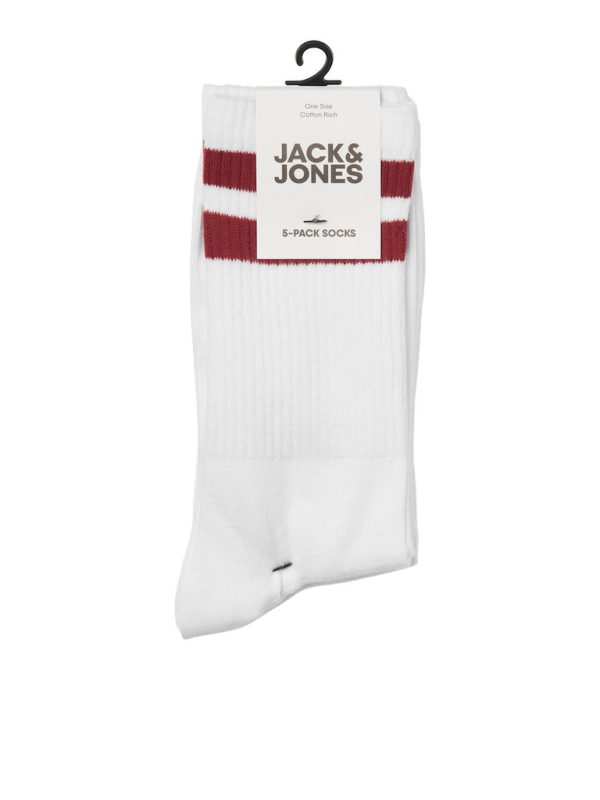 Σετ 5άδα Κάλτσες JACK & JONES 12246285 One Size 5 PACK Rio Red