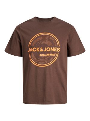 T-Shirt JACK & JONES 12246999 Καφέ