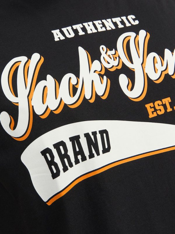 T-Shirt σε Μεγάλα Μεγέθη JACK & JONES 12243611 Μαύρο