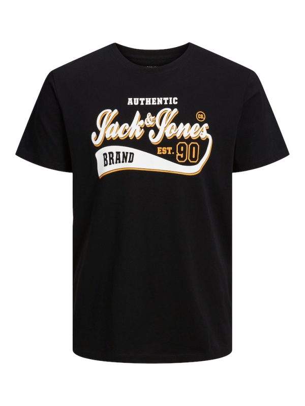 T-Shirt σε Μεγάλα Μεγέθη JACK & JONES 12243611 Μαύρο