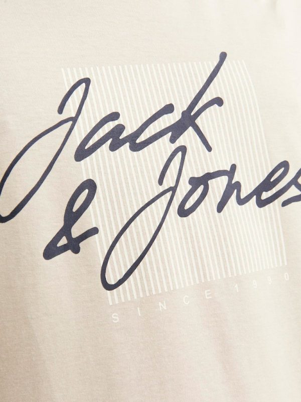 T-Shirt JACK & JONES 12247779 Moon Beam