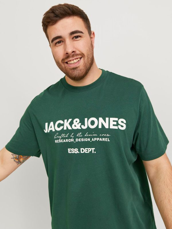 T-Shirt σε Μεγάλα Μεγέθη JACK & JONES 12251052 DK Green