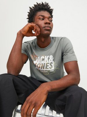 T-Shirt JACK & JONES 12252376 Green