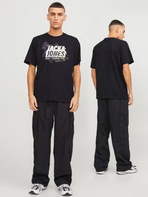 T-Shirt JACK & JONES 12252376 Μαύρο