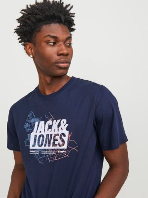 T-Shirt JACK & JONES 12252376 Navy