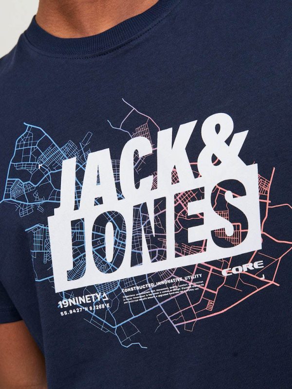 T-Shirt JACK & JONES 12252376 Navy