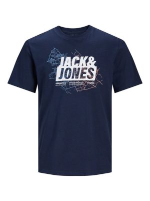 T-Shirt σε Μεγάλα Μεγέθη JACK & JONES 12257364 Navy