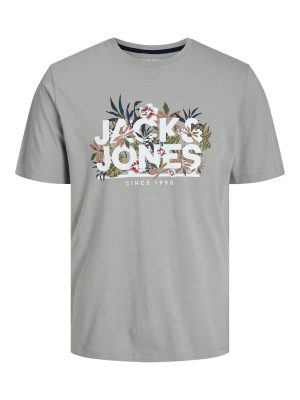 T-Shirt σε Μεγάλα Μεγέθη JACK & JONES 12251041 Grey