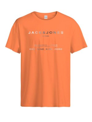 T-Shirt JACK & JONES 12256771 TANGERINE