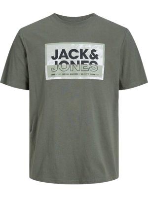 T-Shirt σε Μεγάλα Μεγέθη JACK & JONES 12257335 Green