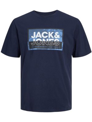 T-Shirt σε Μεγάλα Μεγέθη JACK & JONES 12257335 Navy