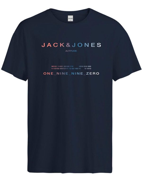 T-Shirt σε Μεγάλα Μεγέθη JACK & JONES 12257585 Navy