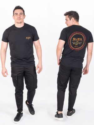 Κοντομάνικο T-Shirt SUGA 3402 Μαύρο