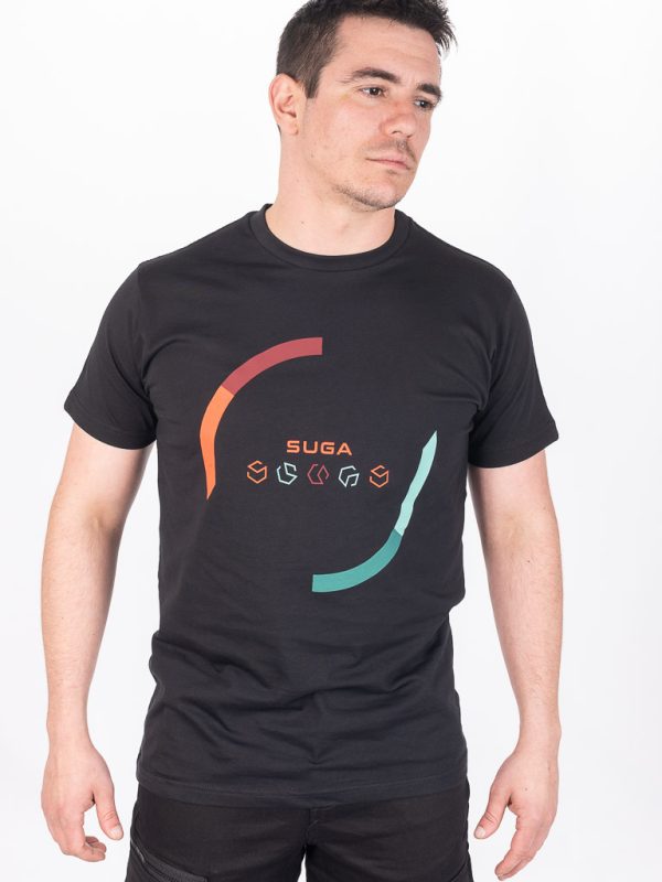 Κοντομάνικο T-Shirt SUGA 3405 Μαύρο