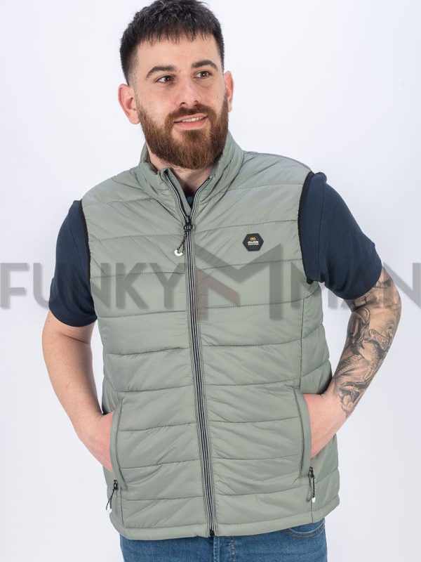 Αμάνικο Μπουφάν Vest Jacket DOUBLE SMJK-022 Mint