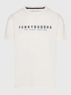 T-Shirt FUNKY BUDDHA FBM009-010-04 OFF WHITE