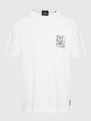 T-Shirt FUNKY BUDDHA FBM009-066-04 OFF WHITE