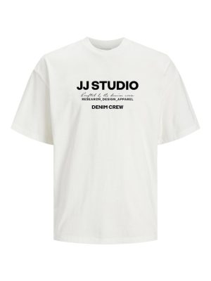 T-Shirt JACK & JONES 12247782 Cloud Dancer