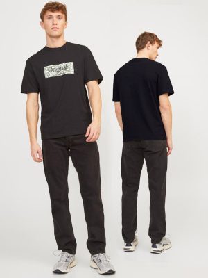 T-Shirt JACK & JONES 12250436 Μαύρο