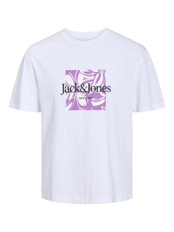 T-Shirt JACK & JONES 12250436 Λευκό