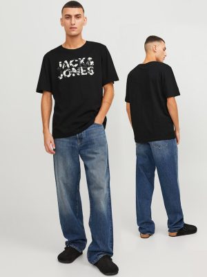 T-Shirt JACK & JONES 12250683 Μαύρο