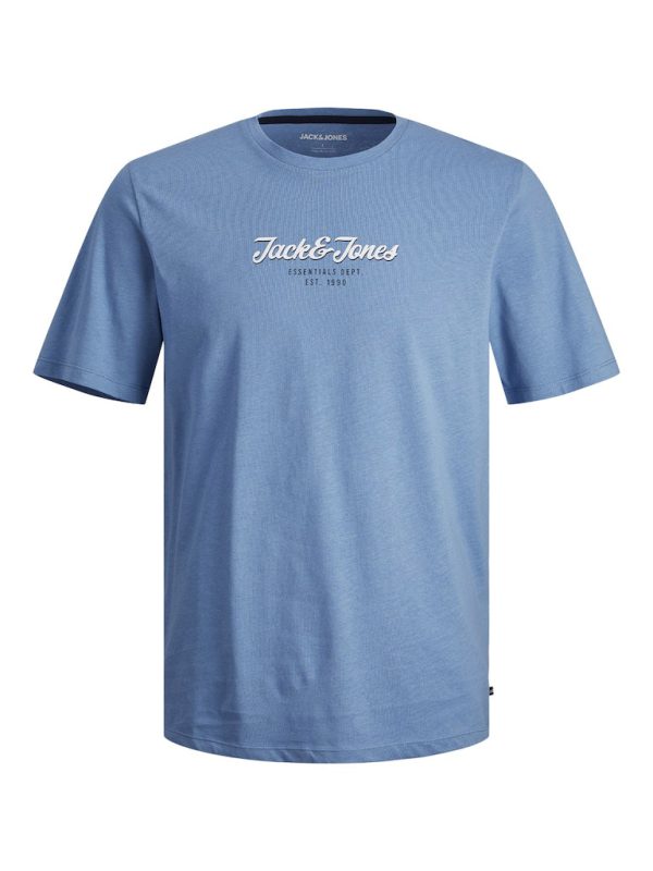 T-Shirt σε Μεγάλα Μεγέθη JACK & JONES 12254896 Pacific