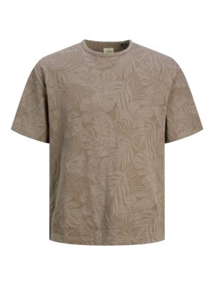 Φλοράλ T-Shirt σε Μεγάλα Μεγέθη JACK & JONES 12257597 FALCON