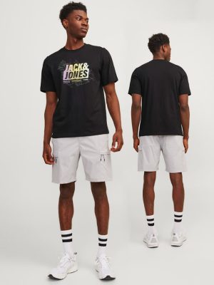 T-Shirt JACK & JONES 12257908 Μαύρο