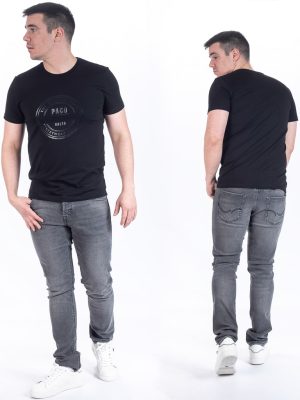 Κοντομάνικη Μπλούζα T-Shirt Paco 2431005 Μαύρο