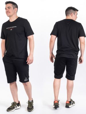 Κοντομάνικη Μπλούζα T-Shirt Paco & CO 2431031 Μαύρο