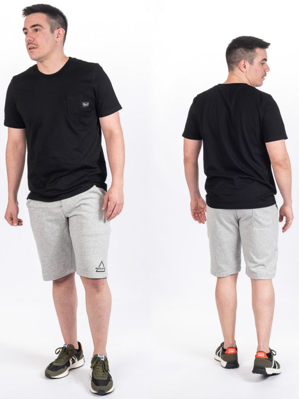 Κοντομάνικη Μπλούζα T-Shirt Paco & CO 2431059 Μαύρο