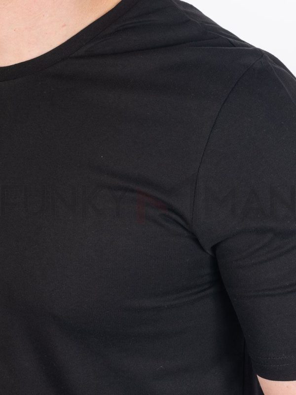 Κοντομάνικη Μπλούζα T-Shirt Paco & CO 2431801 Μαύρο