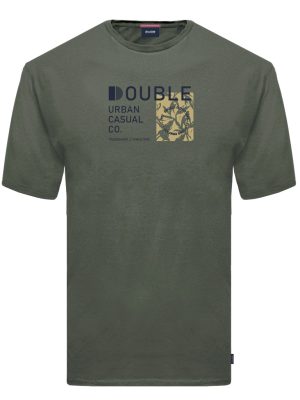 T-Shirt DOUBLE TS-2002S Χακί