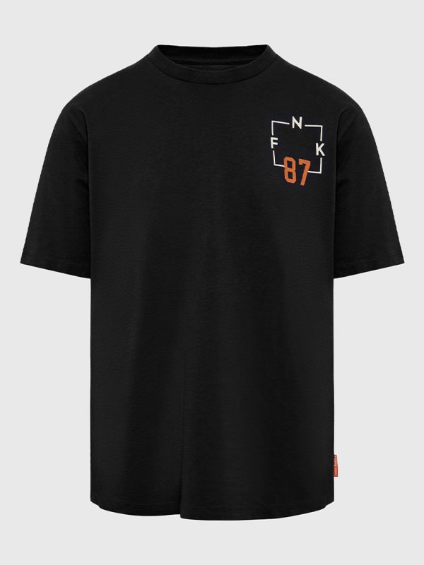 T-Shirt FUNKY BUDDHA FBM009-052-04 Μαύρο