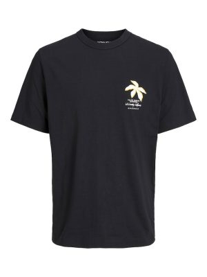 T-Shirt JACK & JONES 12251966 Μαύρο