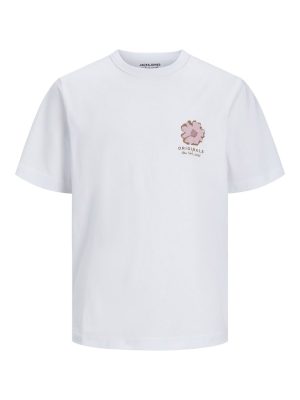 T-Shirt JACK & JONES 12251966 Λευκό