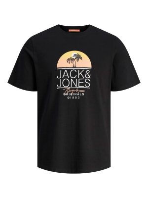T-Shirt JACK & JONES 12255238 Μαύρο