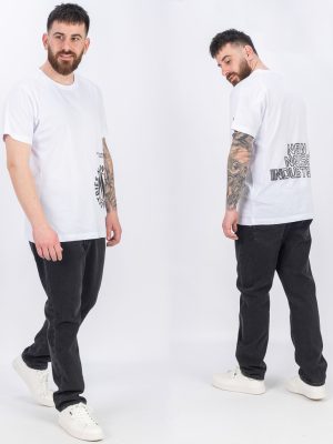 Κοντομάνικη Μπλούζα T-Shirt Paco & CO 2431080 Λευκό