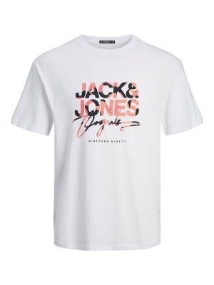 T-Shirt JACK & JONES 12255517 Λευκό