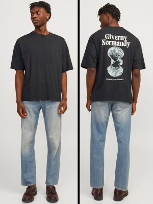 T-Shirt JACK & JONES 12256330 Μαύρο
