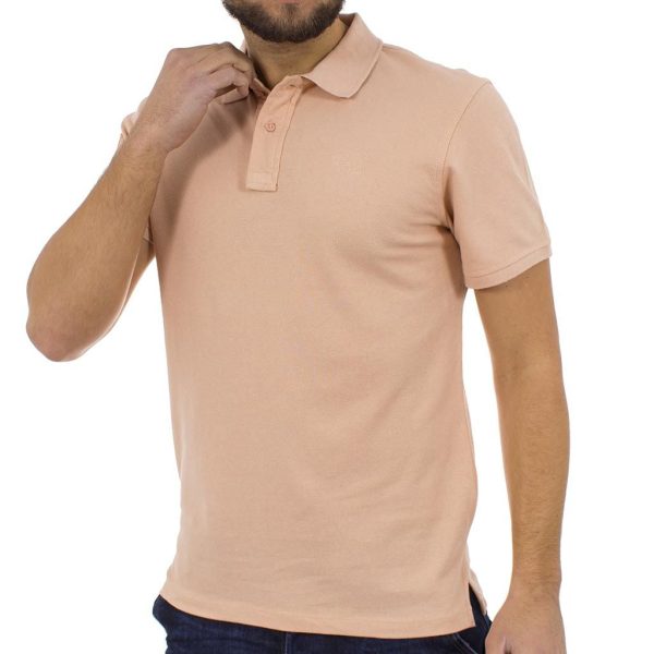 Κοντομάνικη Μπλούζα με Γιακά Polo BLEND Poloshirt 20704970 ανοιχτό Ροζ